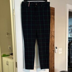 Tommy Hilfiger Tartan Ankle Pants - Dark Green and Navy Blue